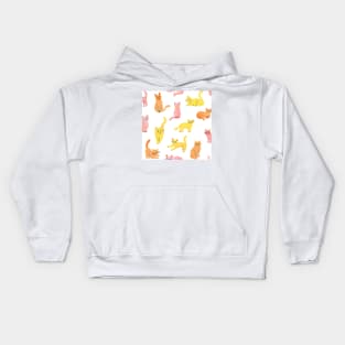 Kitty Pattern Kids Hoodie